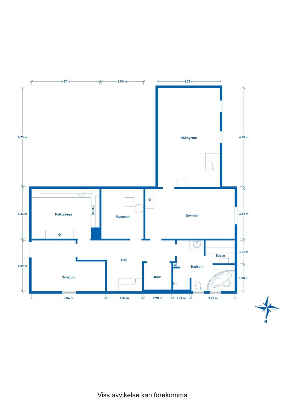 Villa, Vallmovägen 57, Skogstorp, Falkenberg