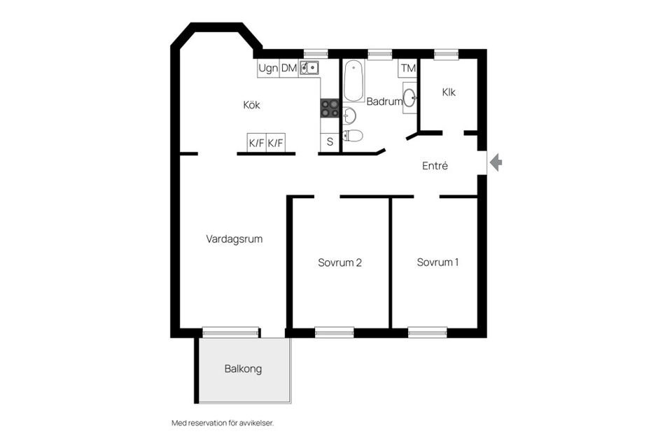 Bostadsrätt, Solhagavägen 2D, Falkagård, Falkenberg