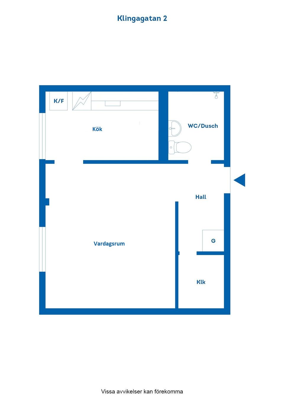 Bostadsrätt, Klingagatan 2, Skarphagen, Norrköping