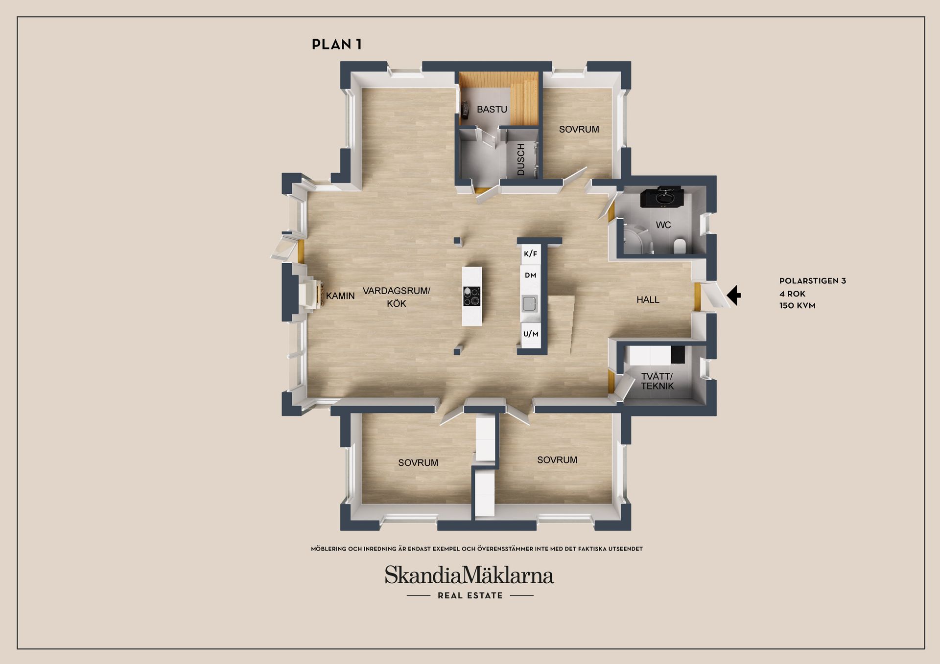 Fritidshus, Polarstigen 3, Stöten, Malung-Sälen