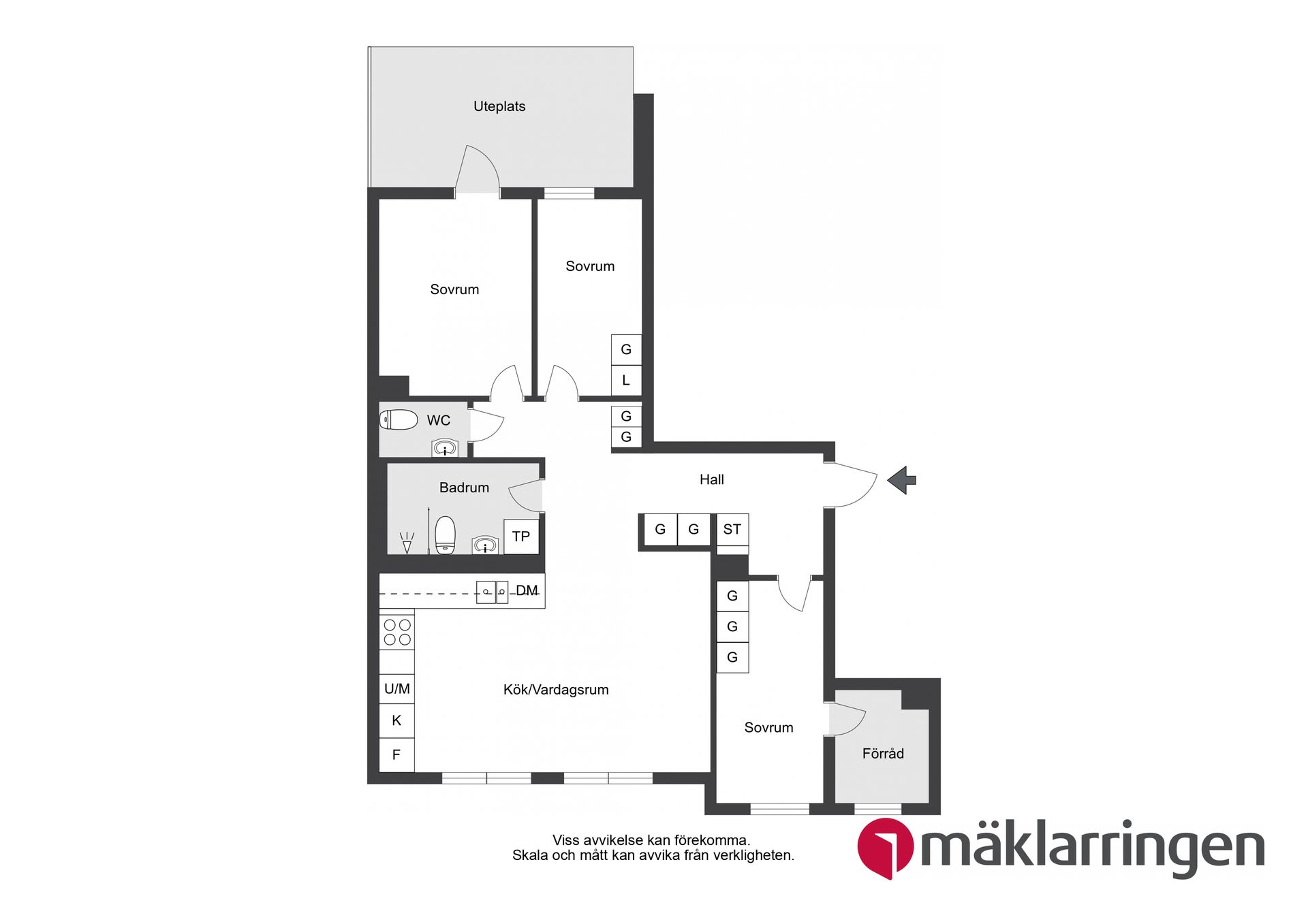Bostadsrätt, Karlslundsvägen 30, Barkarbystaden, Järfälla