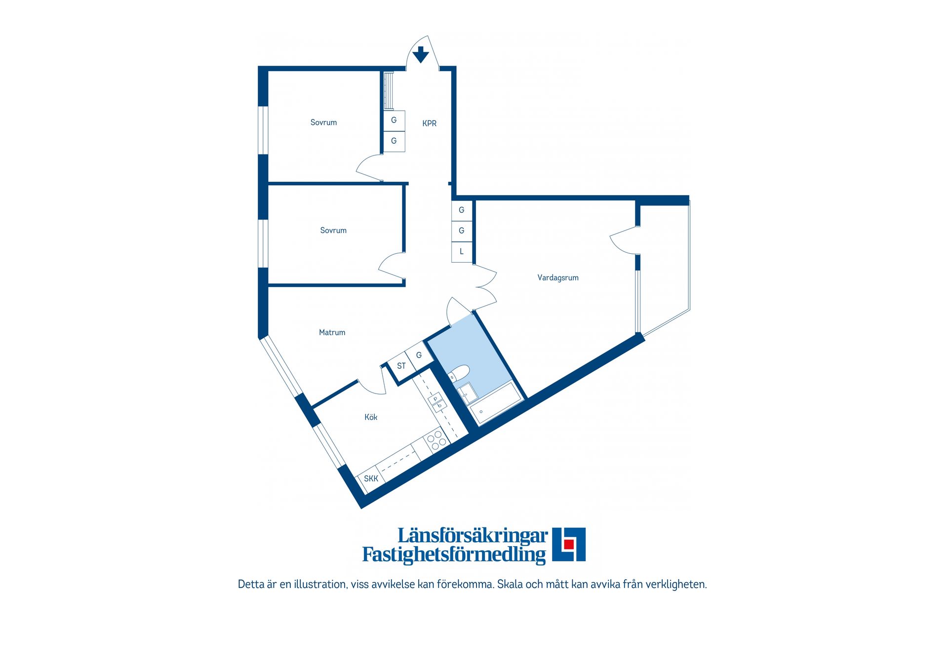Bostadsrätt, Bogatan 27, Skelleftehamn, Skellefteå