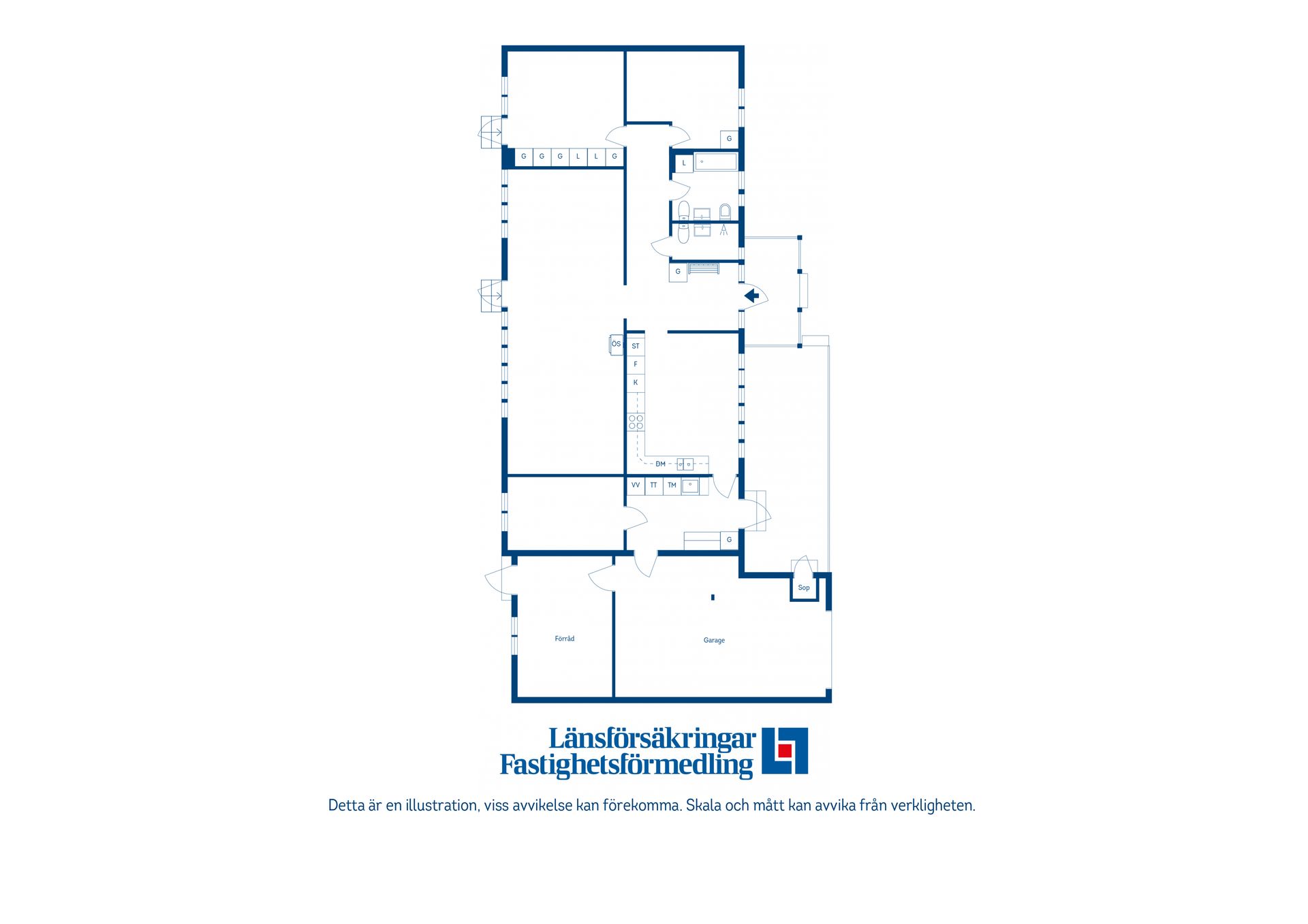 Villa, Skidstigen 1, Morö Backe, Skellefteå