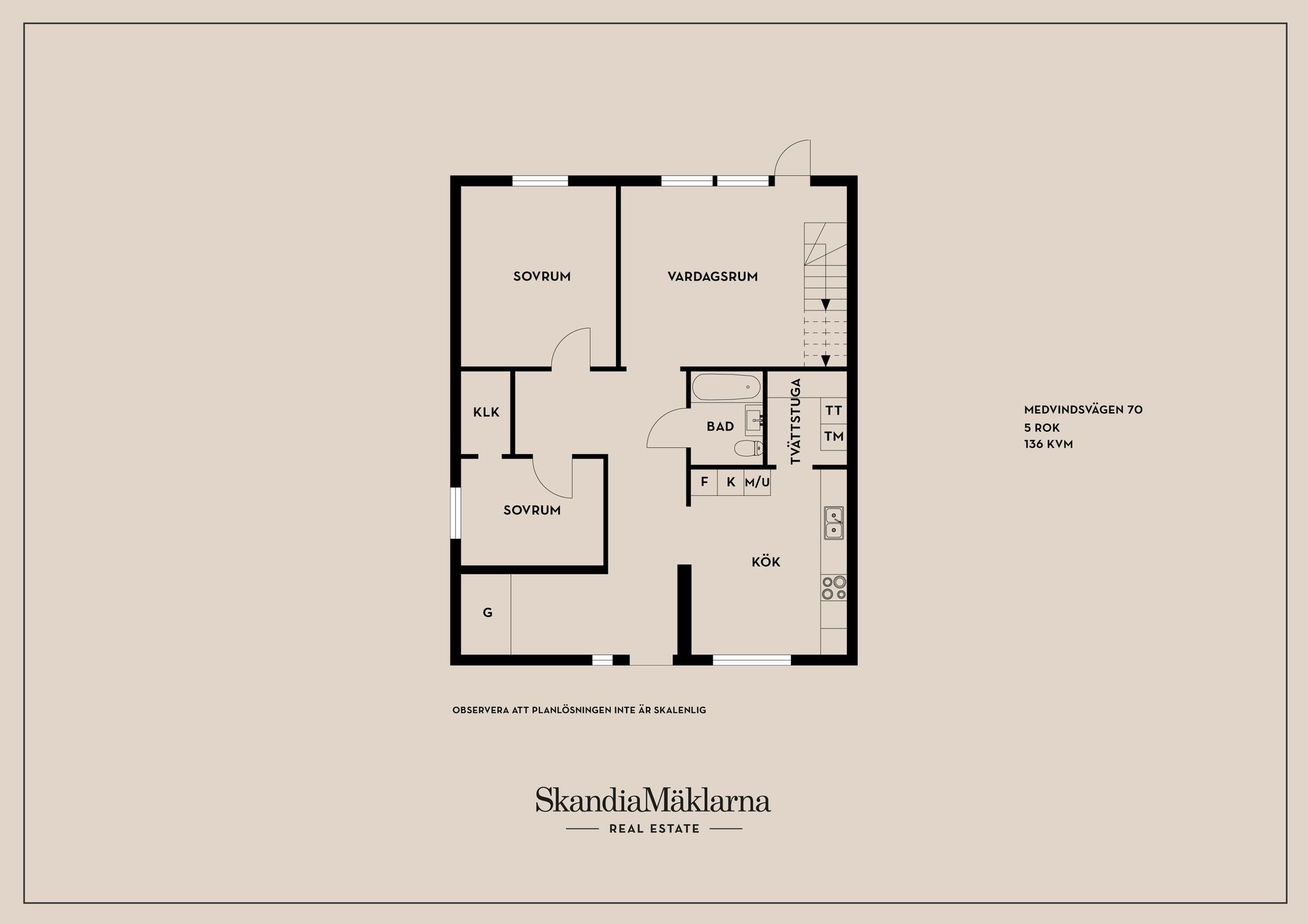 Radhus, Medvindsvägen 70, Tallboda, Linköping