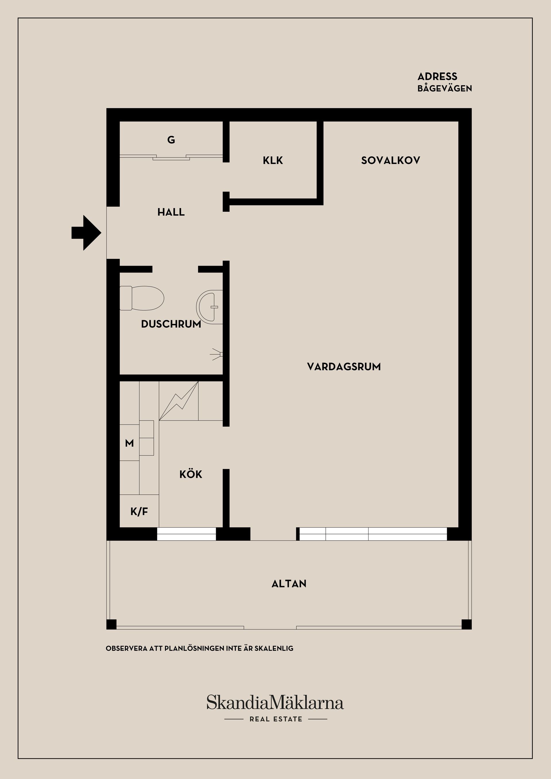 Bostadsrätt, Bågevägen 95C, Bosvedjan, Sundsvall