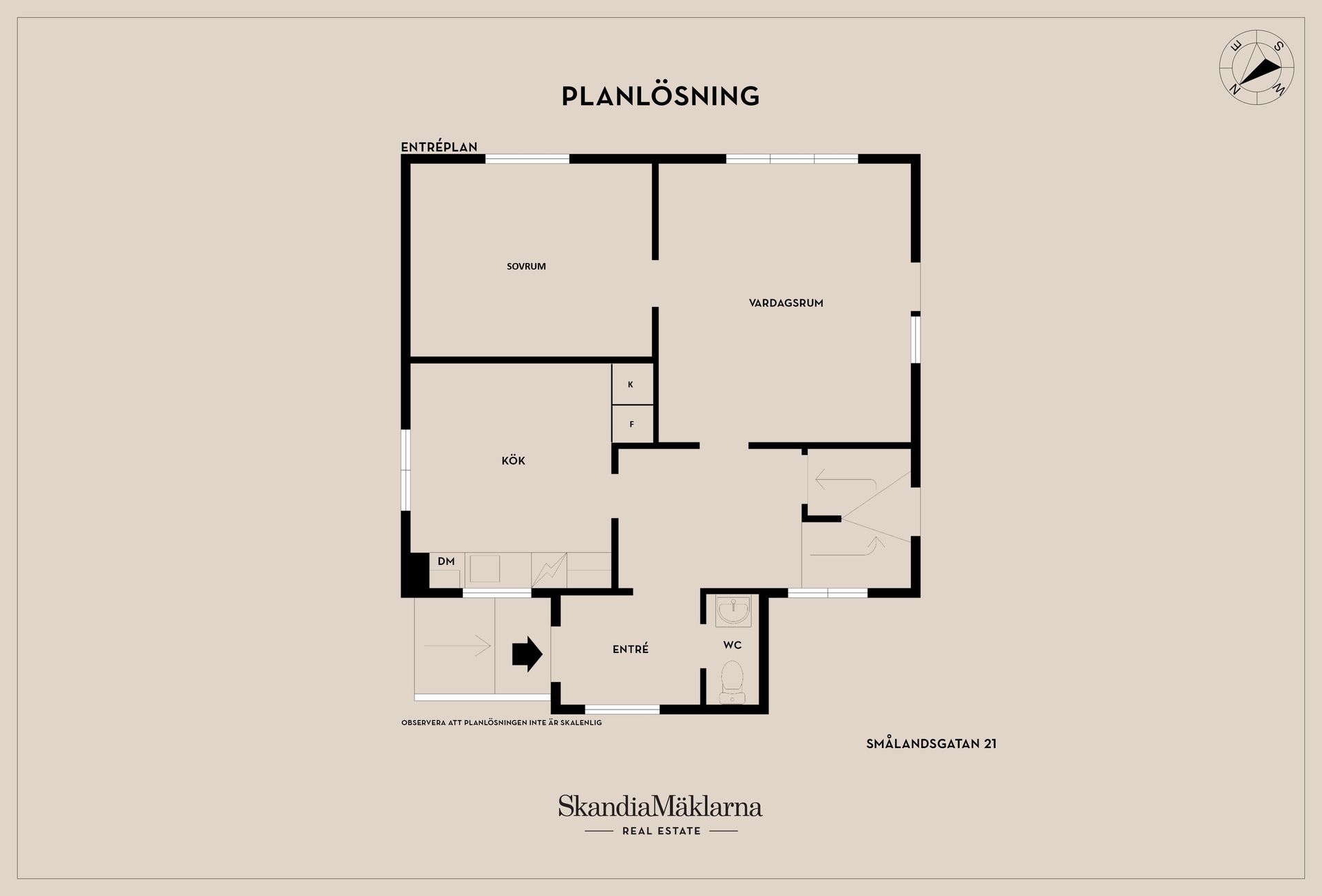 Villa, Smålandsgatan 21, Motala