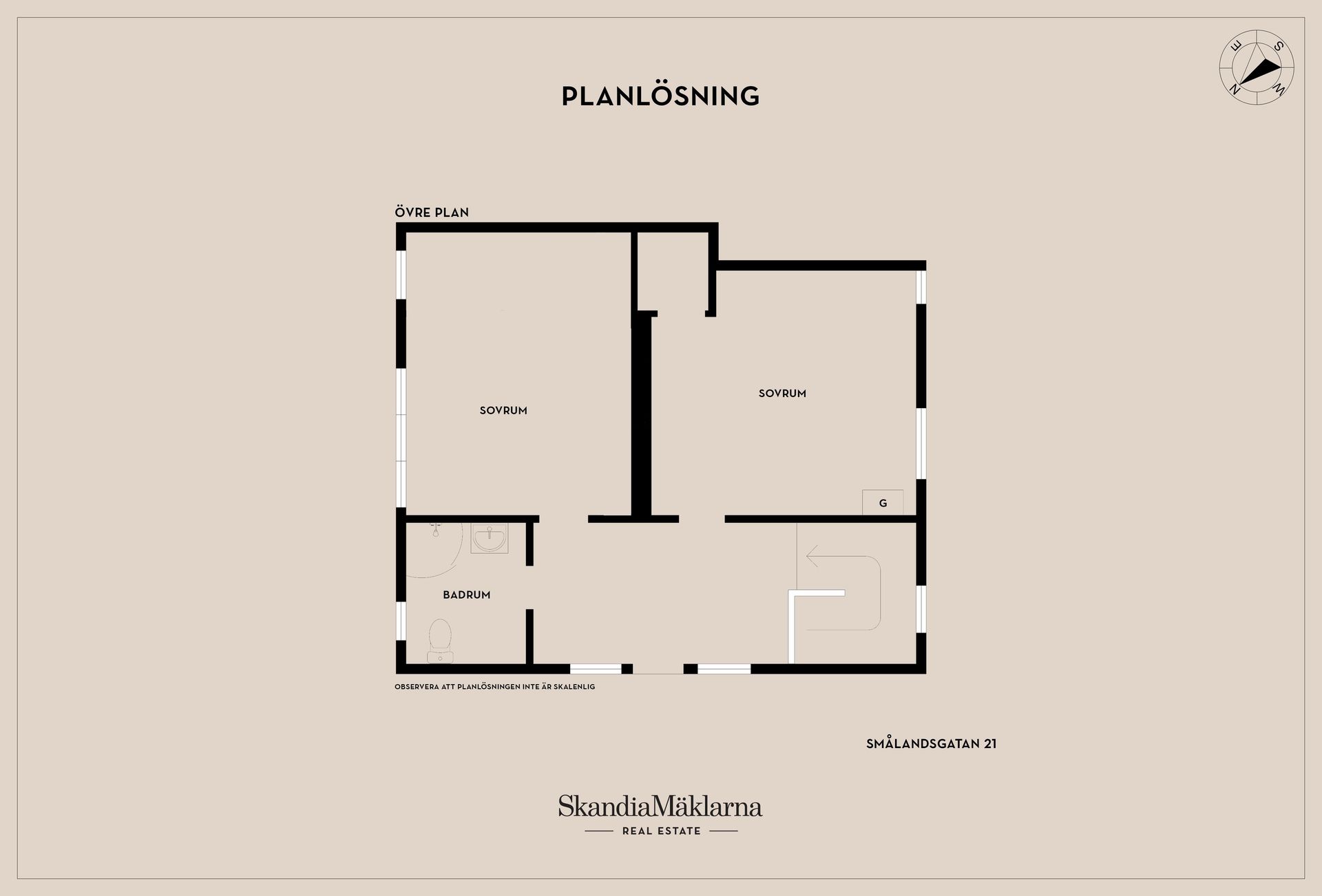 Villa, Smålandsgatan 21, Motala