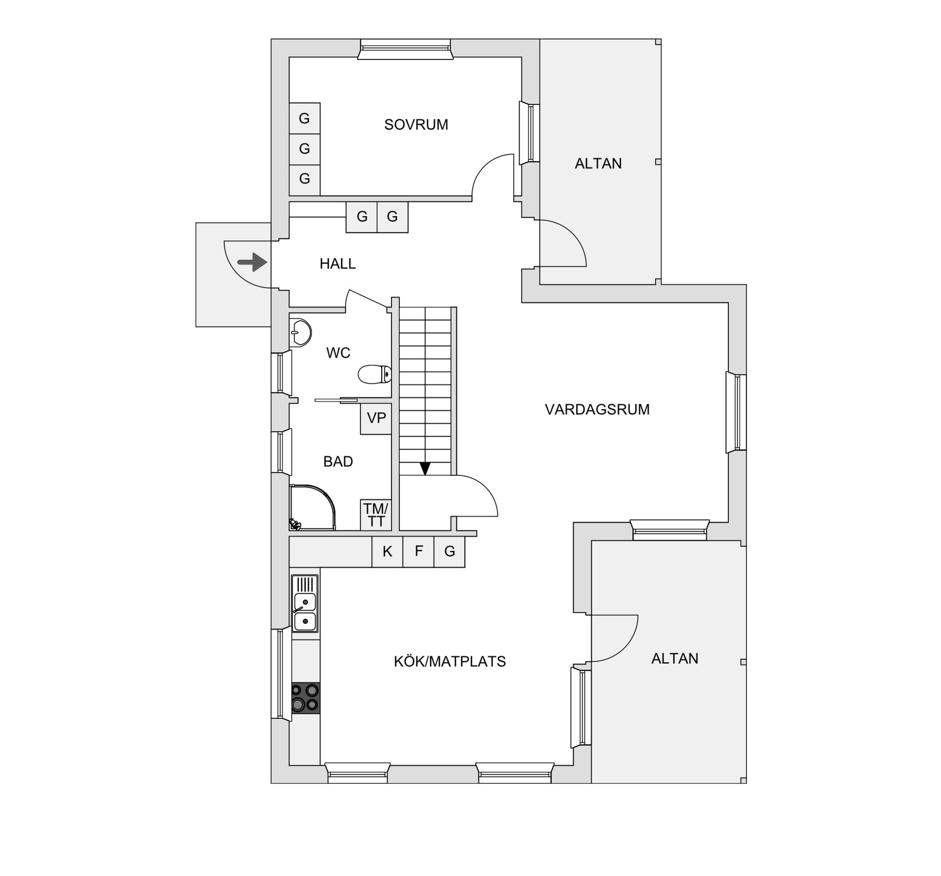 Villa, Boviksbadet 126, Boviken, Skellefteå