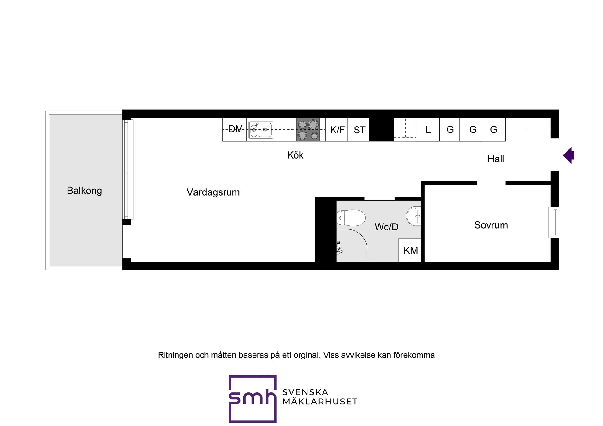 Bostadsrätt, Klädesvägen 40, 3 TR, Bromma / Brommaplan, Stockholm