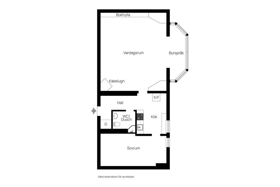 Bostadsrätt, Östra Ågatan 51 B, Centrum, Uppsala
