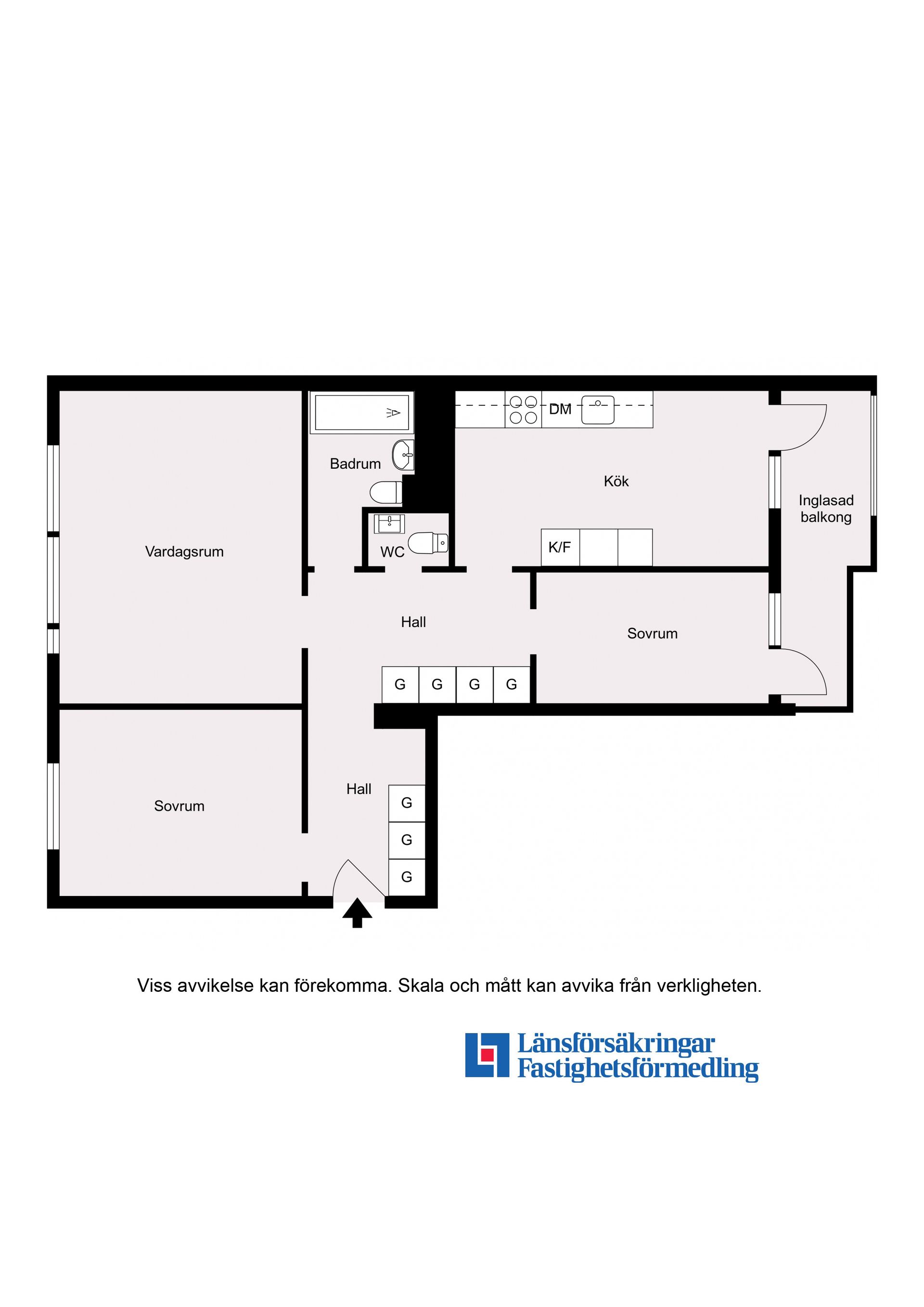 Bostadsrätt, Von lingens väg 31, Rosengård, Malmö