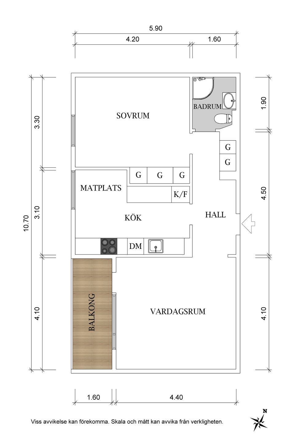 Bostadsrätt, Veckovägen 34, Jakobsberg, Järfälla