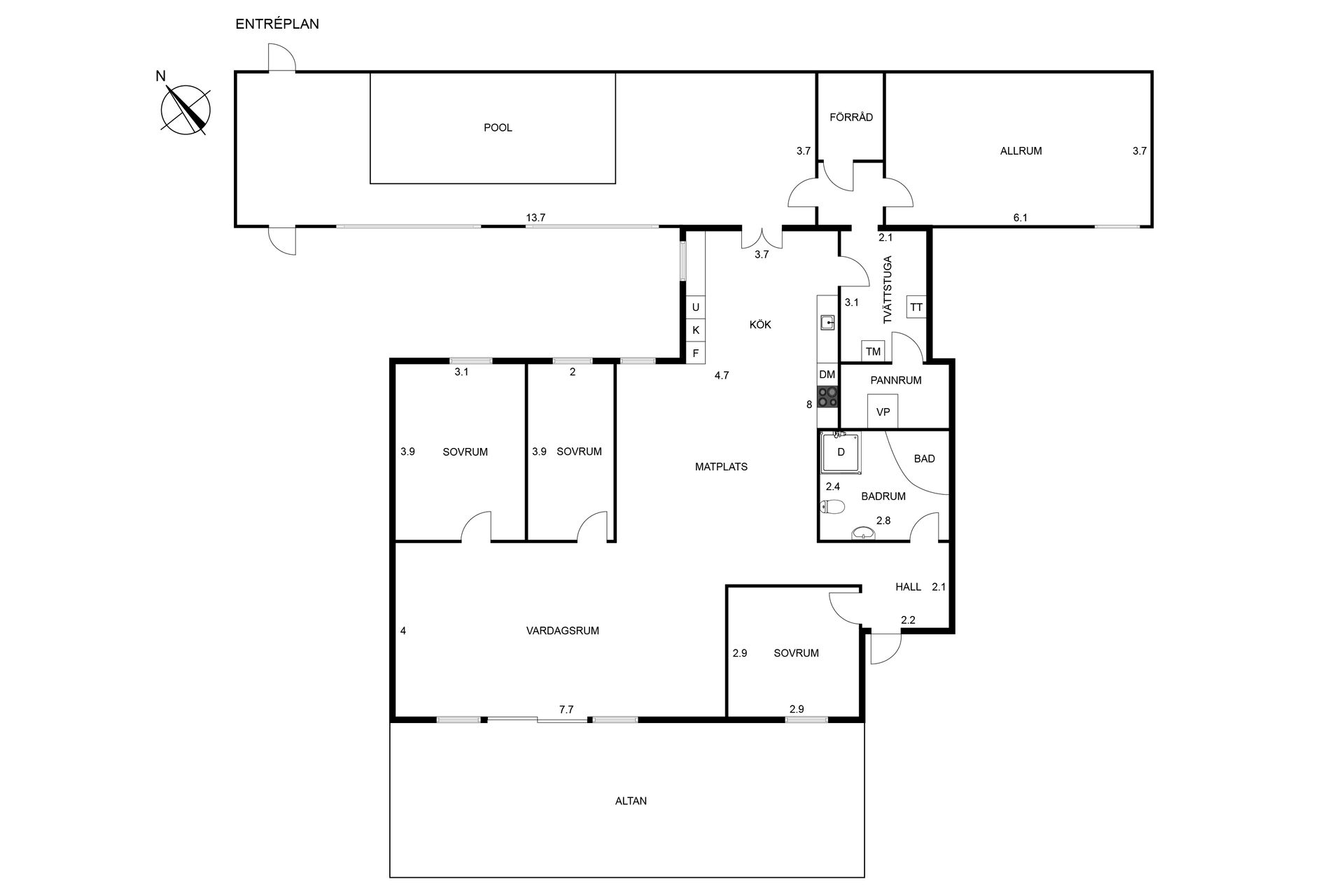 Villa, Nygatan 74A, Nordstan, Vänersborg