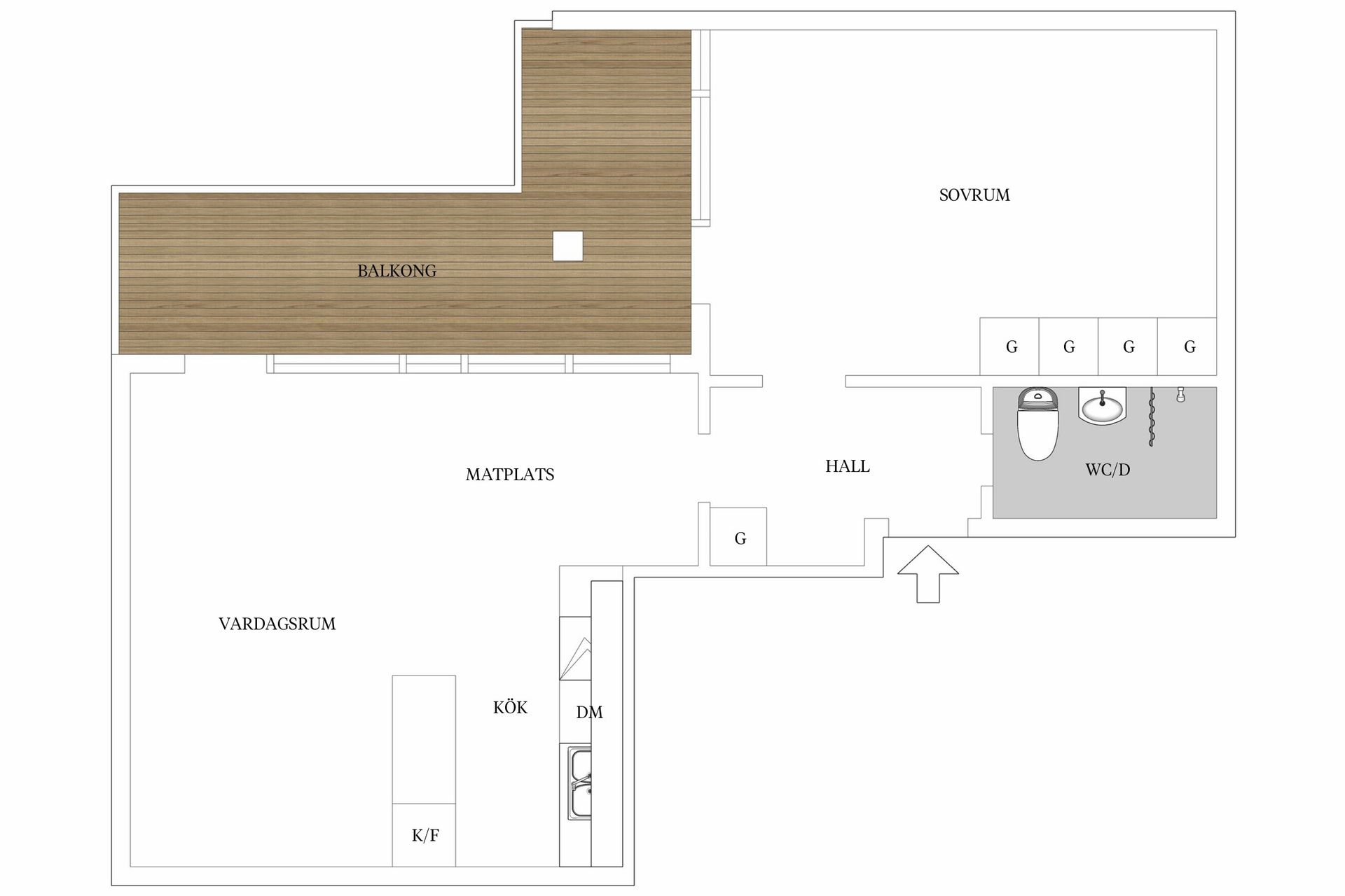 Bostadsrätt, Vaktmästaregången 9, Masthugget, Göteborg