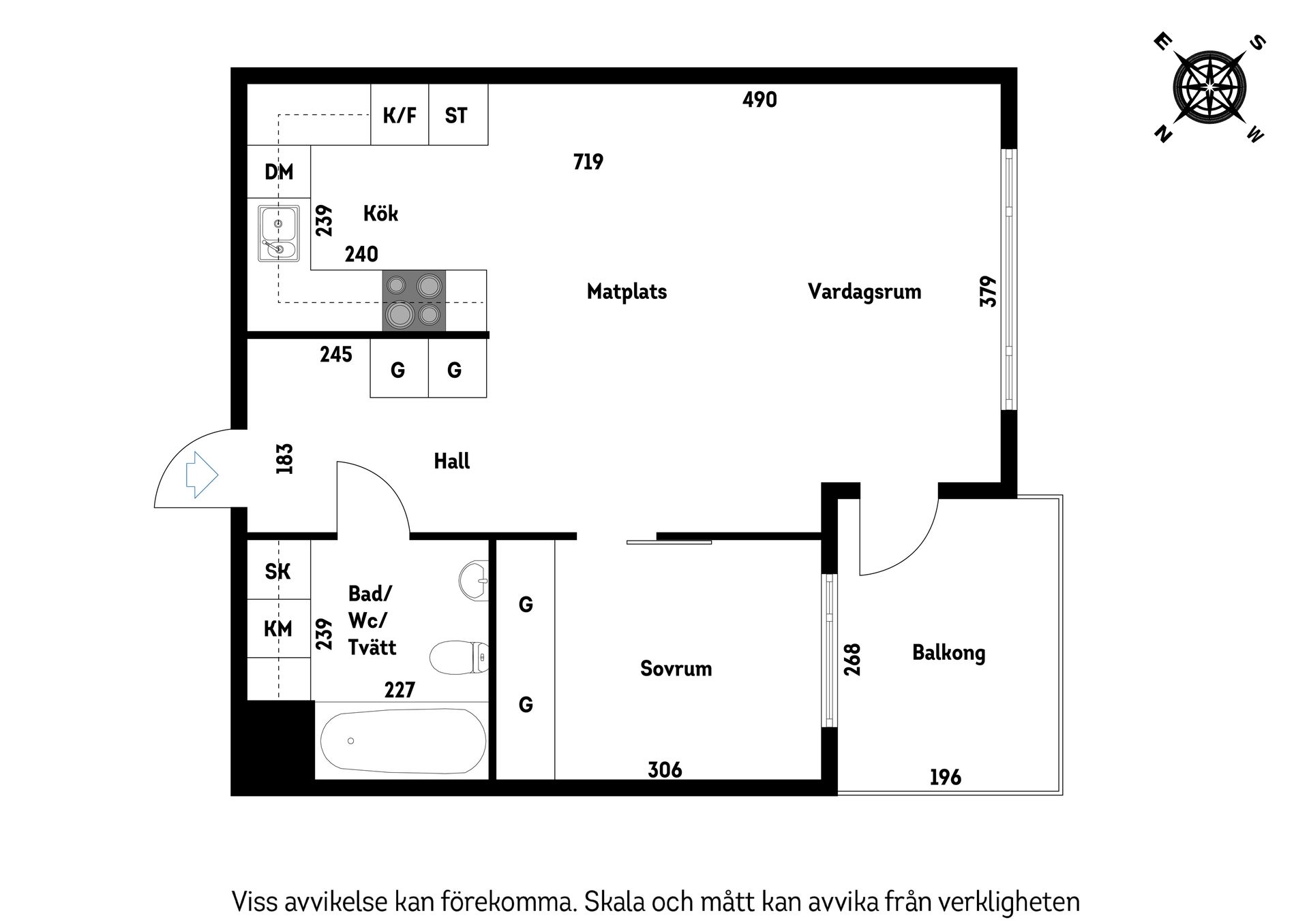Bostadsrätt, Ågesta broväg 71, 2tr, Farsta, Stockholm