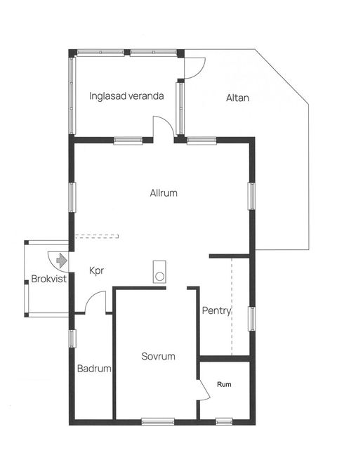 Fritidshus, Bastufjärden 207, Bastufjärden-Ratu, Robertsfors