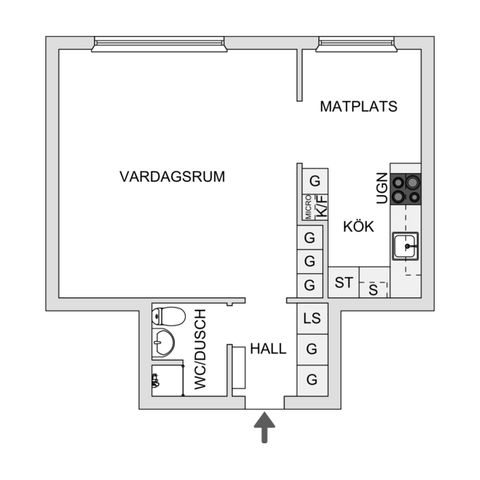 Bostadsrätt, Odengatan 35B, Jönköping Öster, Jönköping