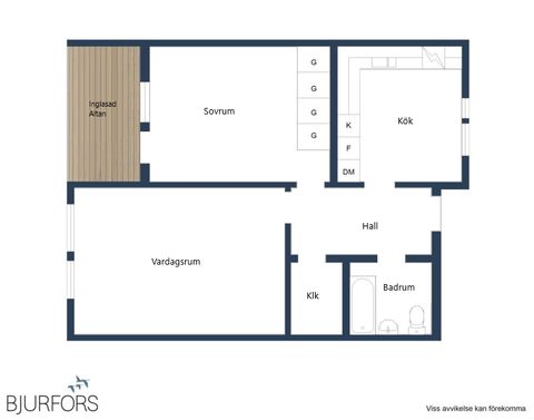 Bostadsrätt, Skiftesgatan 28, Anderstorp, Skellefteå