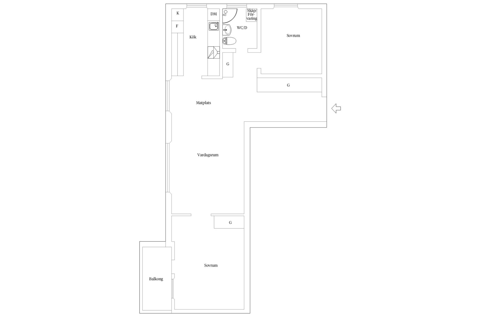 Bostadsrätt, Klubbegatan 8D, Håkanstorp, Malmö