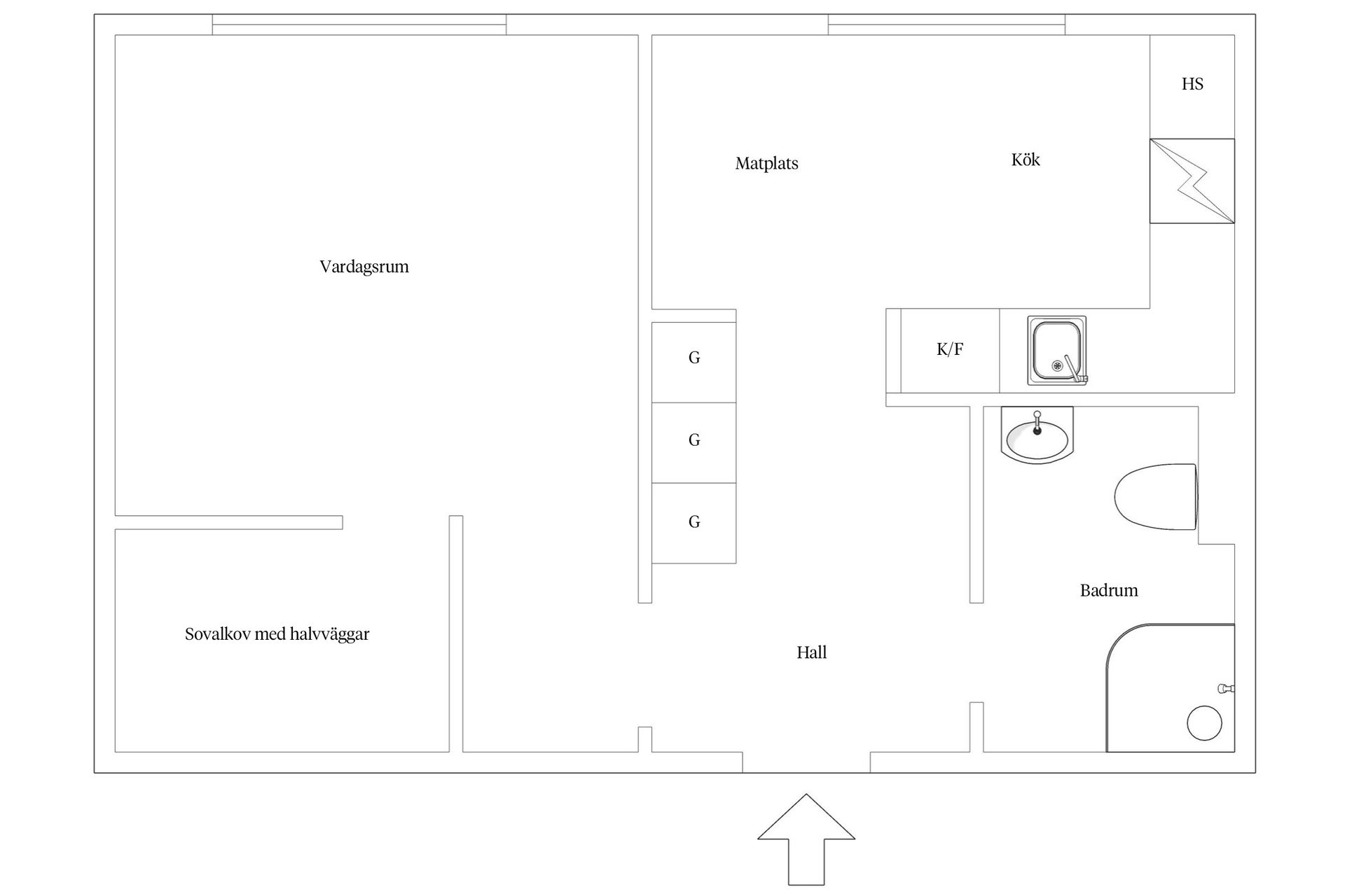 Bostadsrätt, Klörupsvägen 33, Gula Gården, Trelleborg