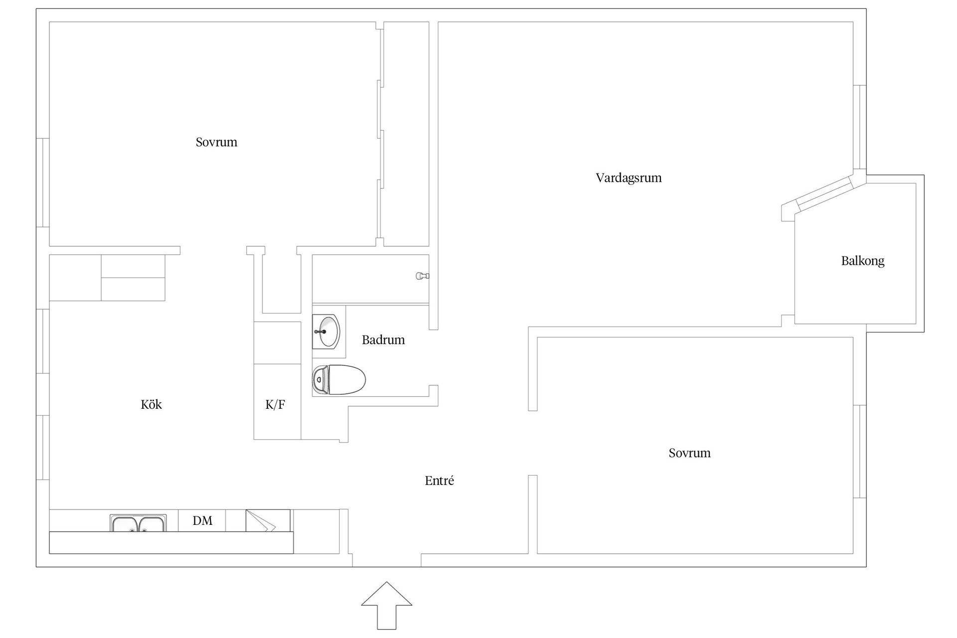 Bostadsrätt, Norra Sjöbogatan 37, Sjöbo, Borås