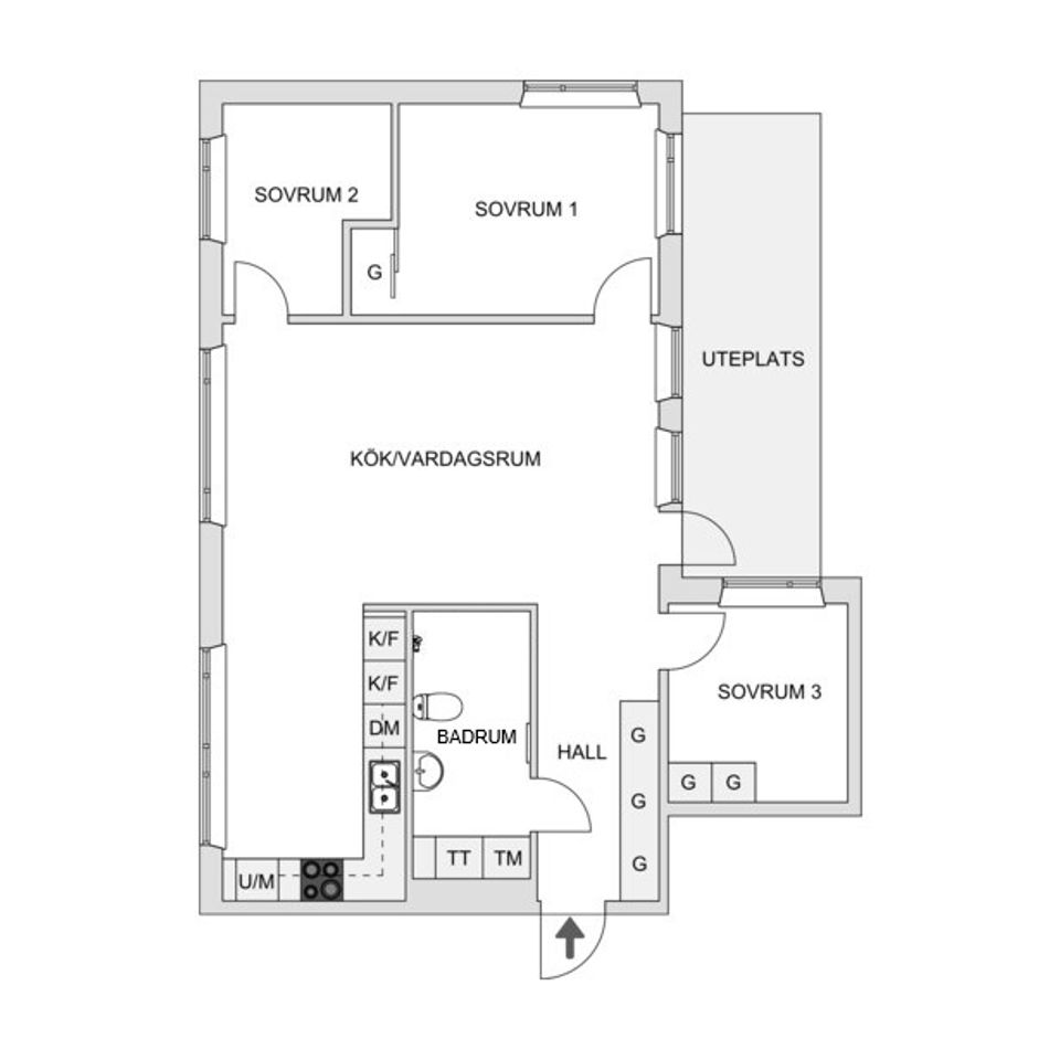Bostadsrätt, Granängsvägen 2B, Tyresö Centrum, Tyresö
