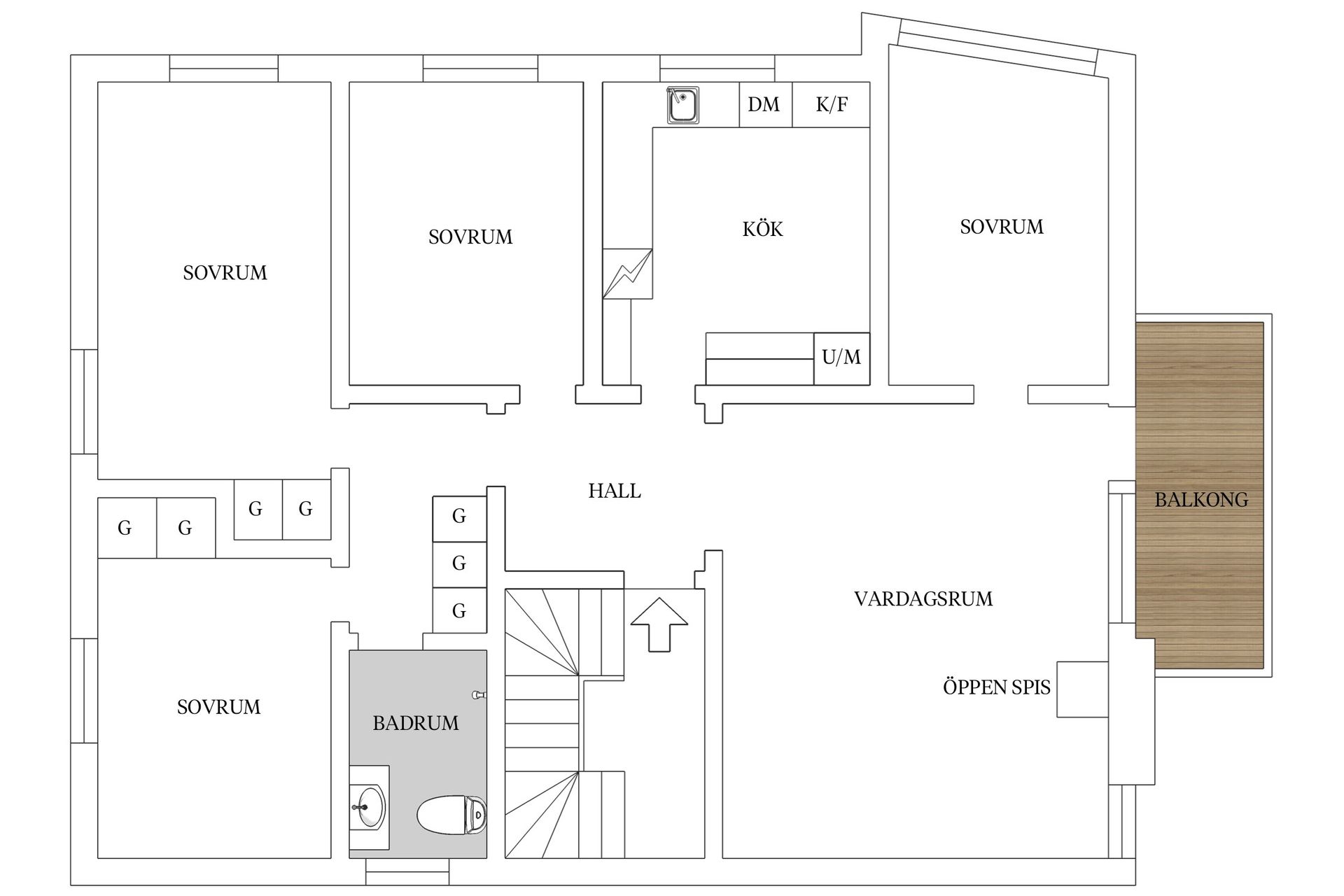 Bostadsrätt, Vändgatan 5, Kålltorp - Munkebäck, Göteborg