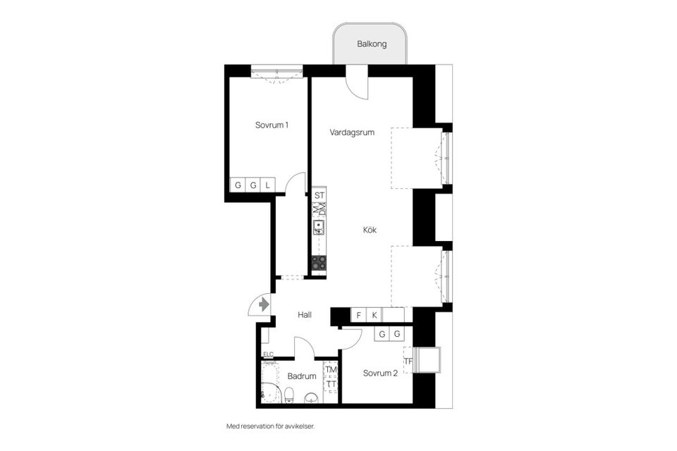 Bostadsrätt, Unnas väg 4, lgh 26, Trädgårdsstaden, Upplands-Bro
