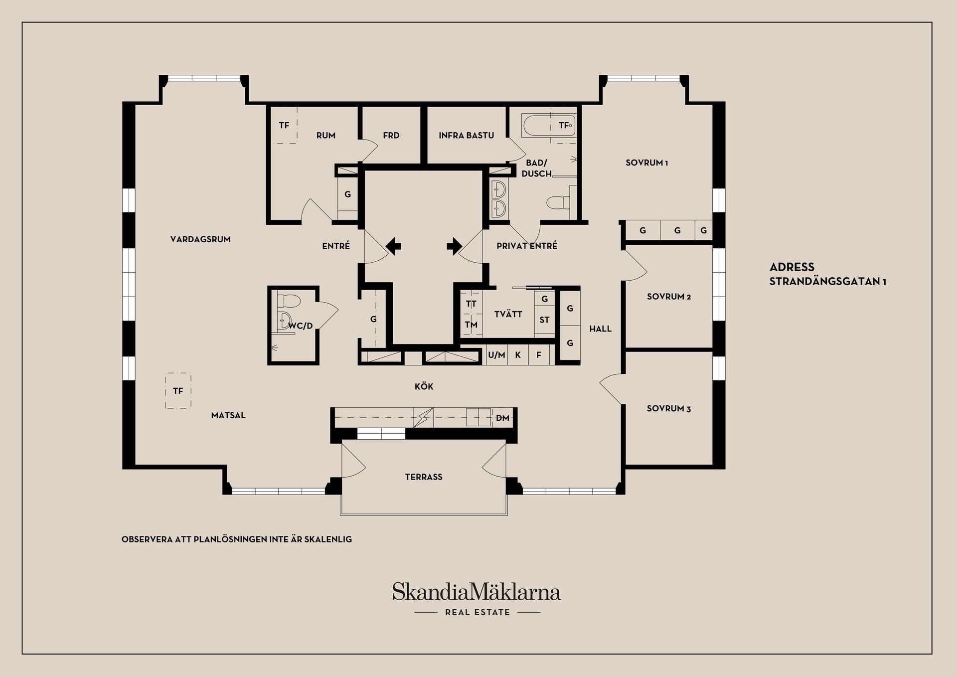 Bostadsrätt, Strandängsgatan 1, Täby