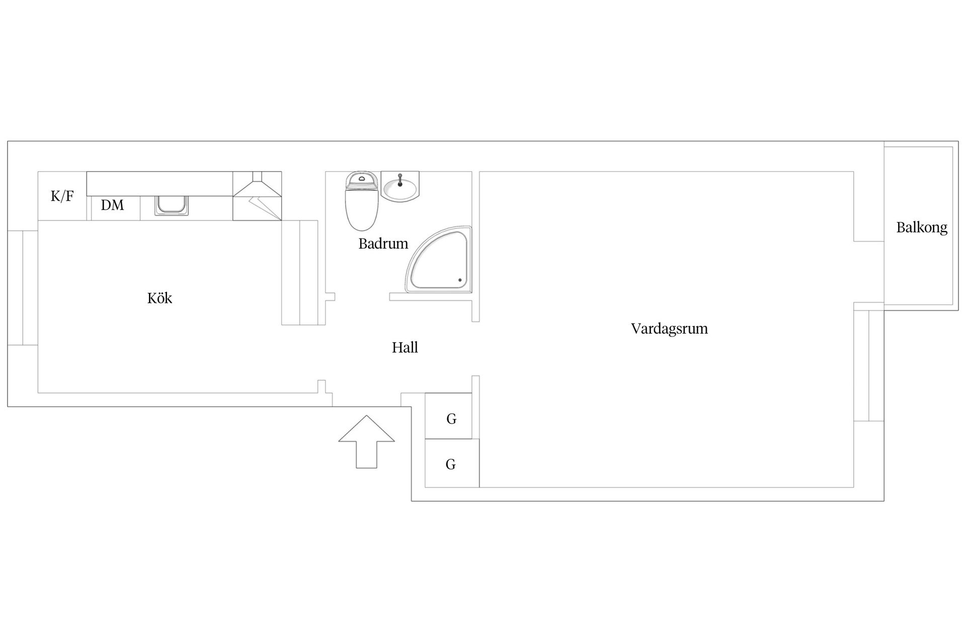 Bostadsrätt, Visitörsgatan 4, Eneborg, Helsingborg