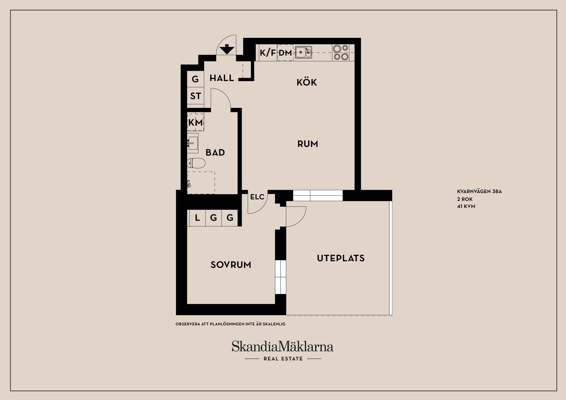 Bostadsrätt, Kvarnvägen 38A, Järfälla