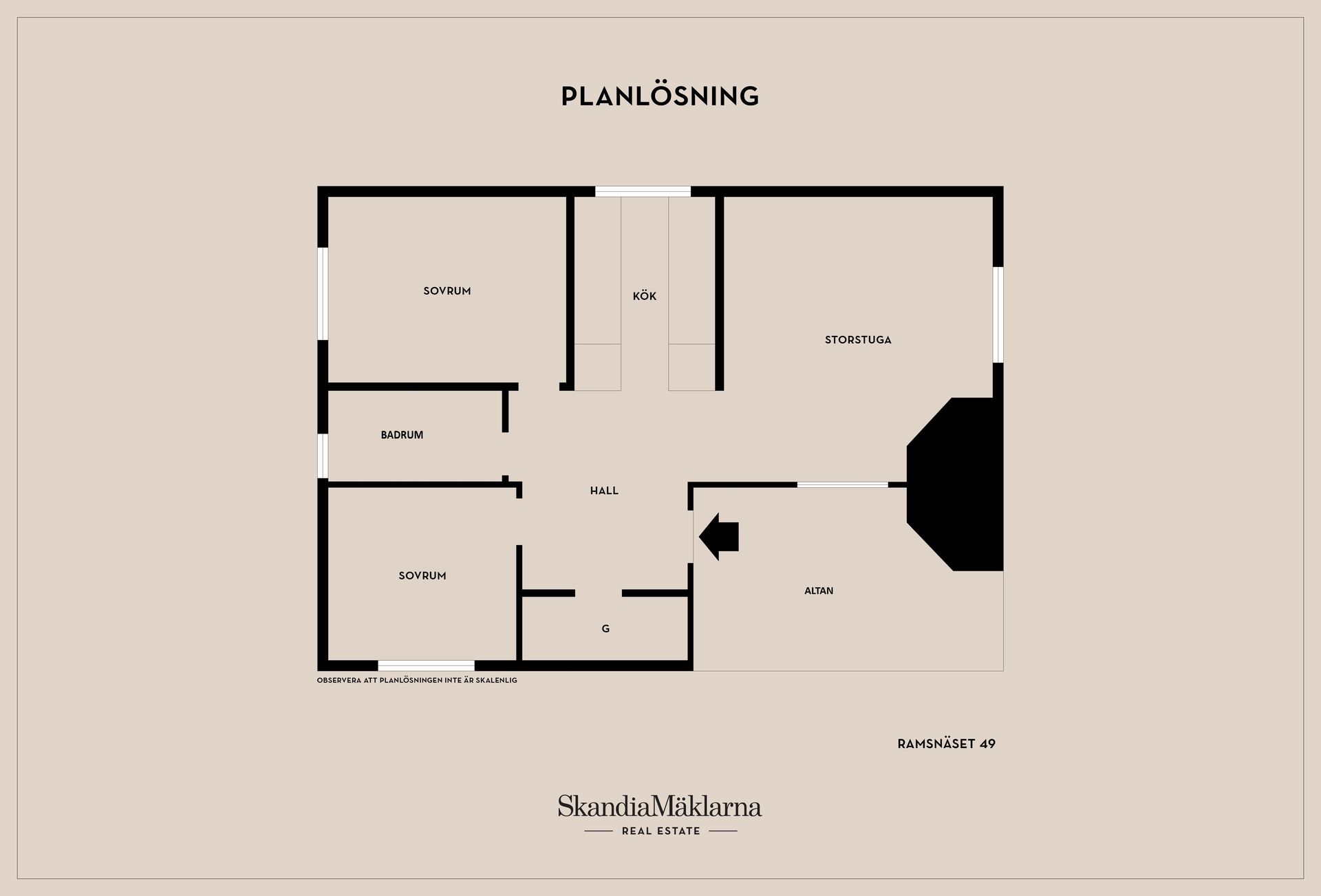 Villa, Ramsnäset 49, Ramsnäset, Eskilstuna