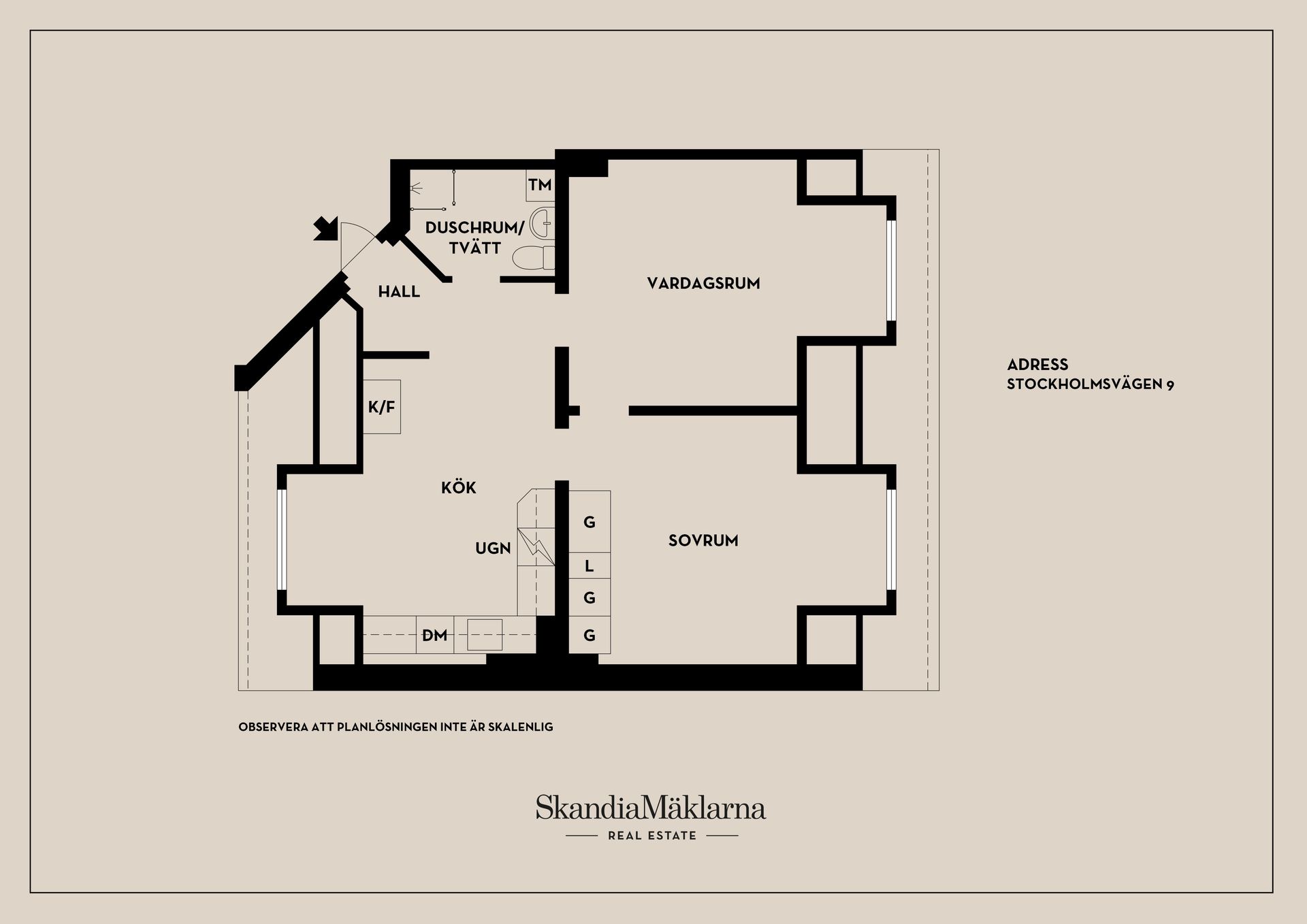 Bostadsrätt, Stockholmsvägen 9, Centralt Öster, Nyköping