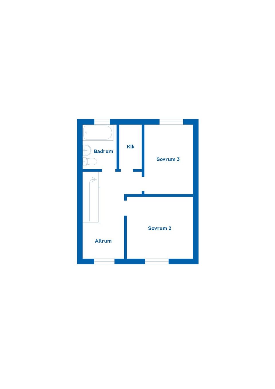 Bostadsrätt, Radhus, Krusbärsvägen 11E, Sätra, Gävle