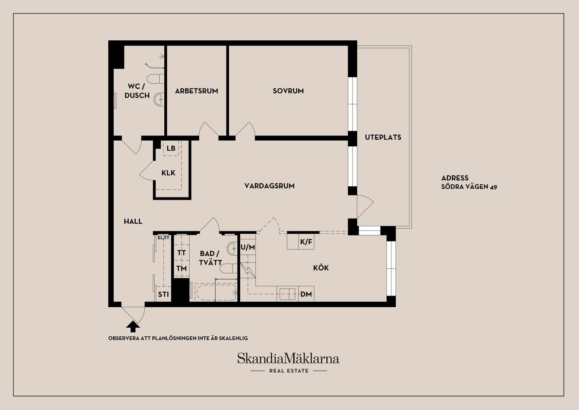 Bostadsrätt, Södra vägen 49, Kvarnholmen, Nacka