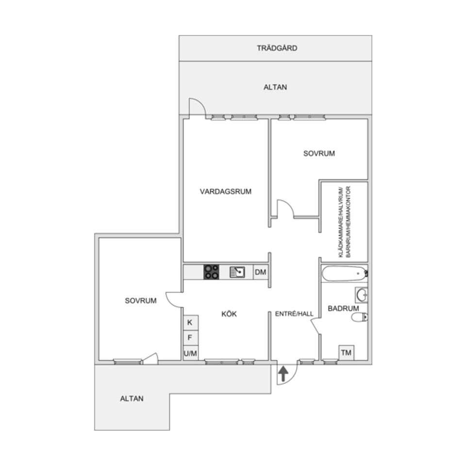 Bostadsrätt, Helgonagatan 117, Munkegärde, Kungälv