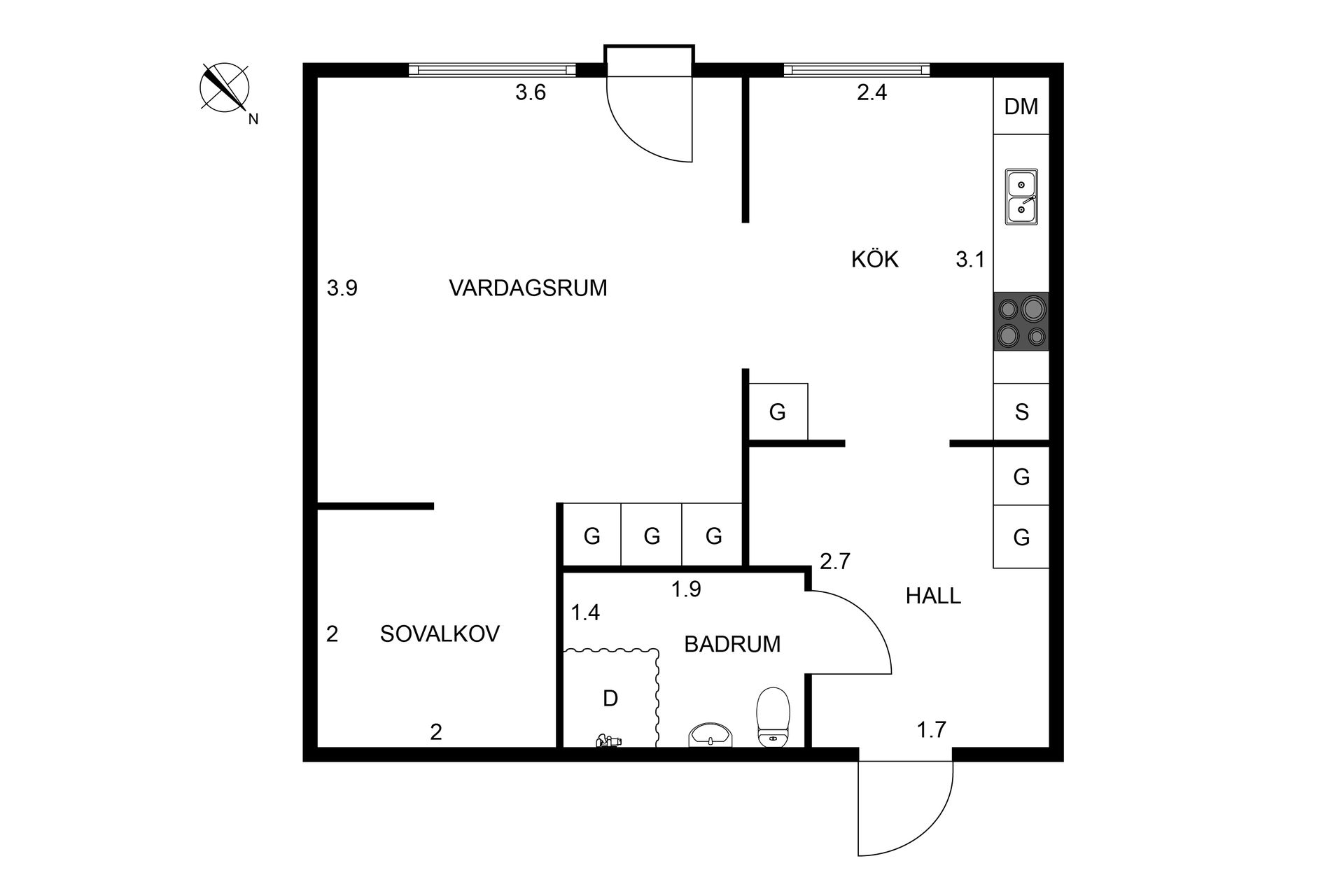 Bostadsrätt, Bangatan 10, Mariero, Vänersborg