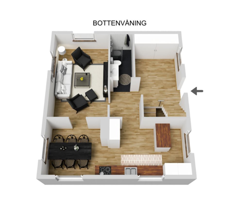 Villa, Orrstigen 5, Centrum, Kalix