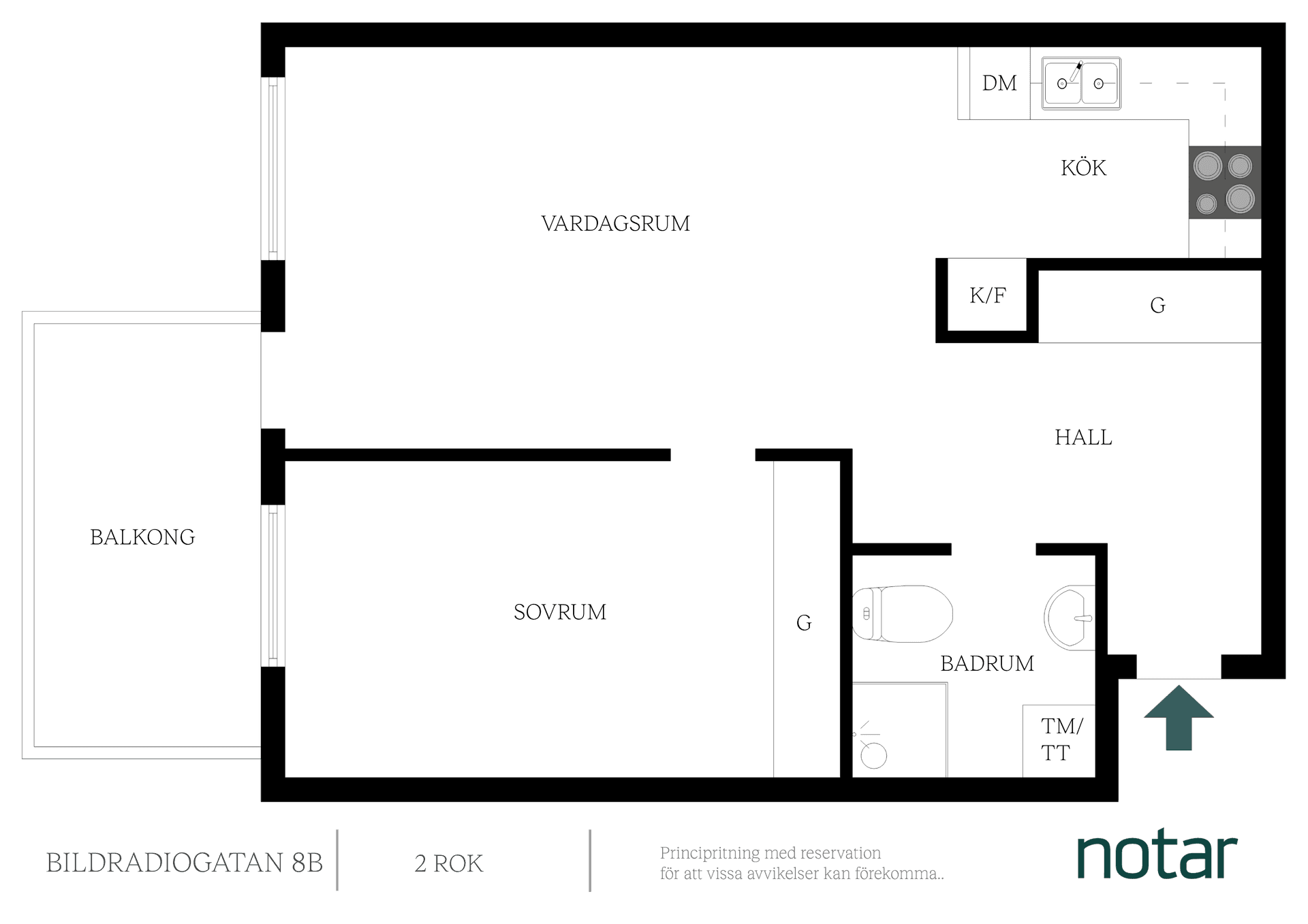 Bostadsrätt, Bildradiogatan 8B, Järnbrott, Göteborg