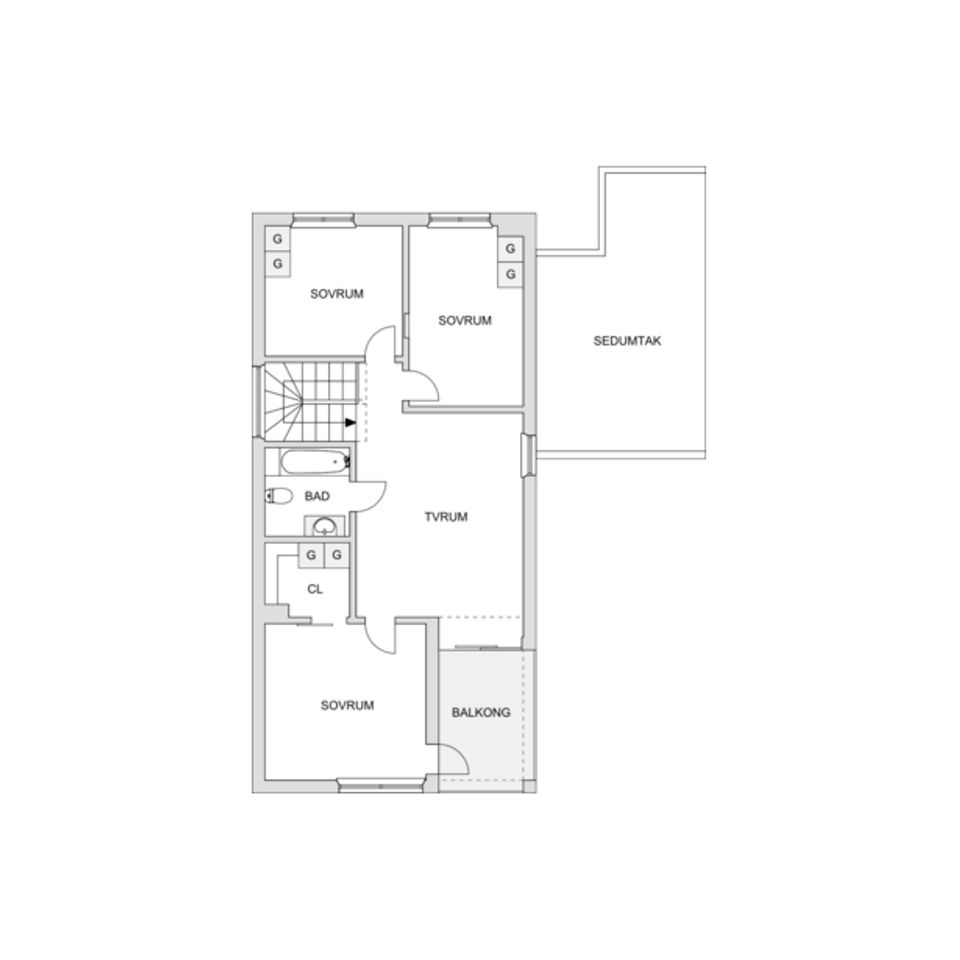 Bostadsrätt, Radhus, Långsjövägen 53B (kedjehus 6), Trollbäcken, Tyresö