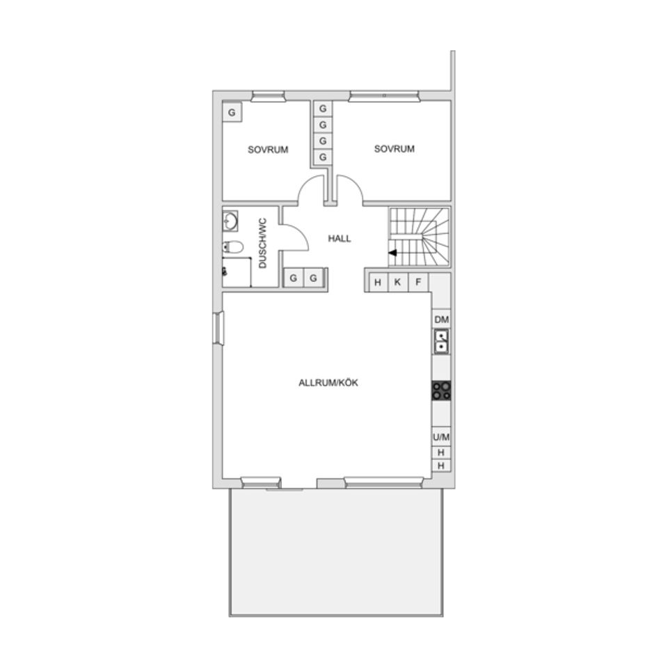 Bostadsrätt, Radhus, Långsjövägen 51B (parhus 2), Trollbäcken, Tyresö