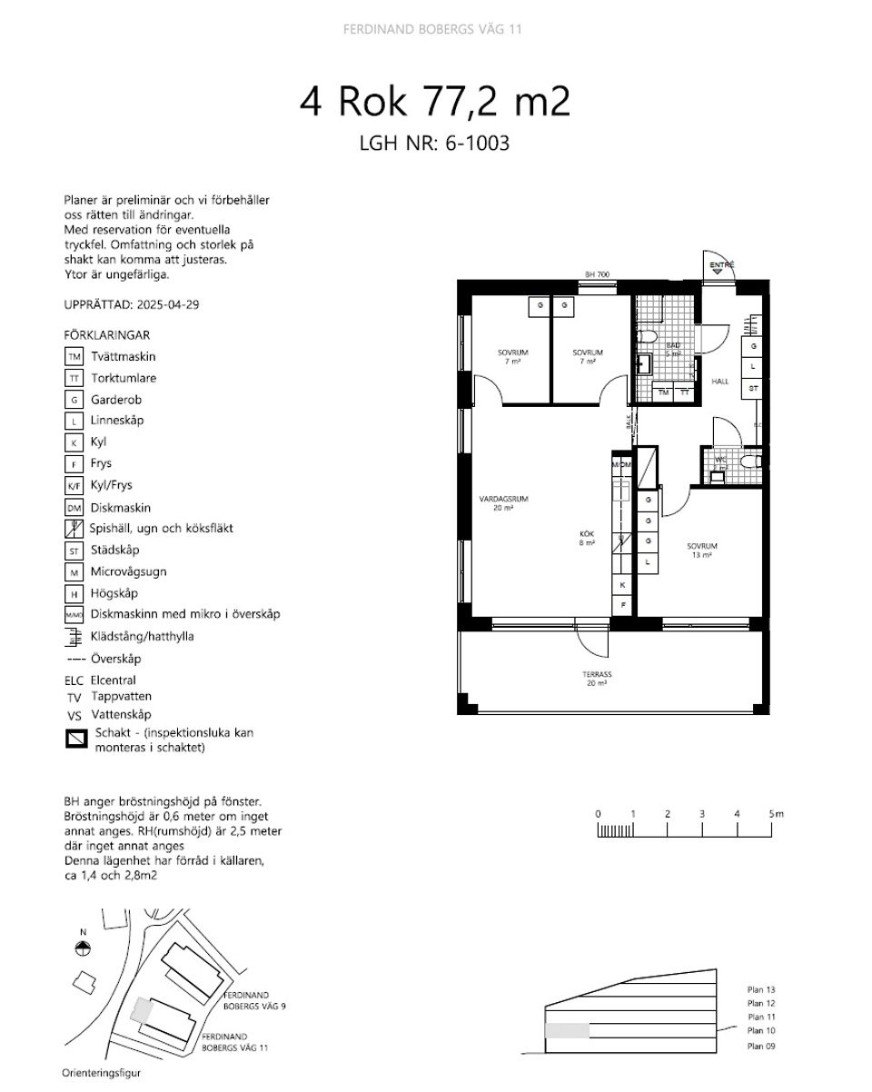 Bostadsrätt, Ferdinand Bobergs väg 11, lgh 06-1003, Graninge, Nacka