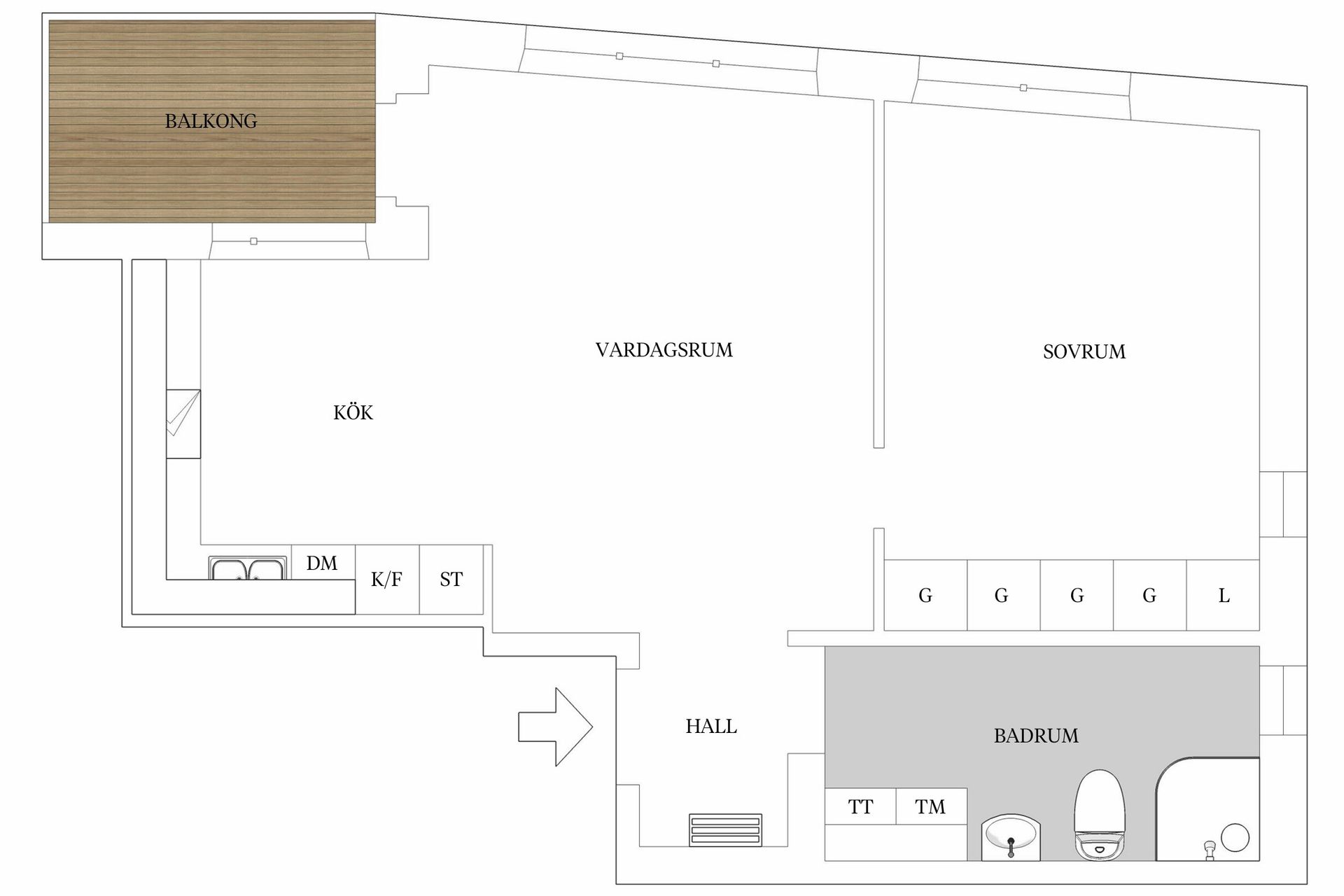 Bostadsrätt, Långängen 1A, Centrala Hisingen, Göteborg