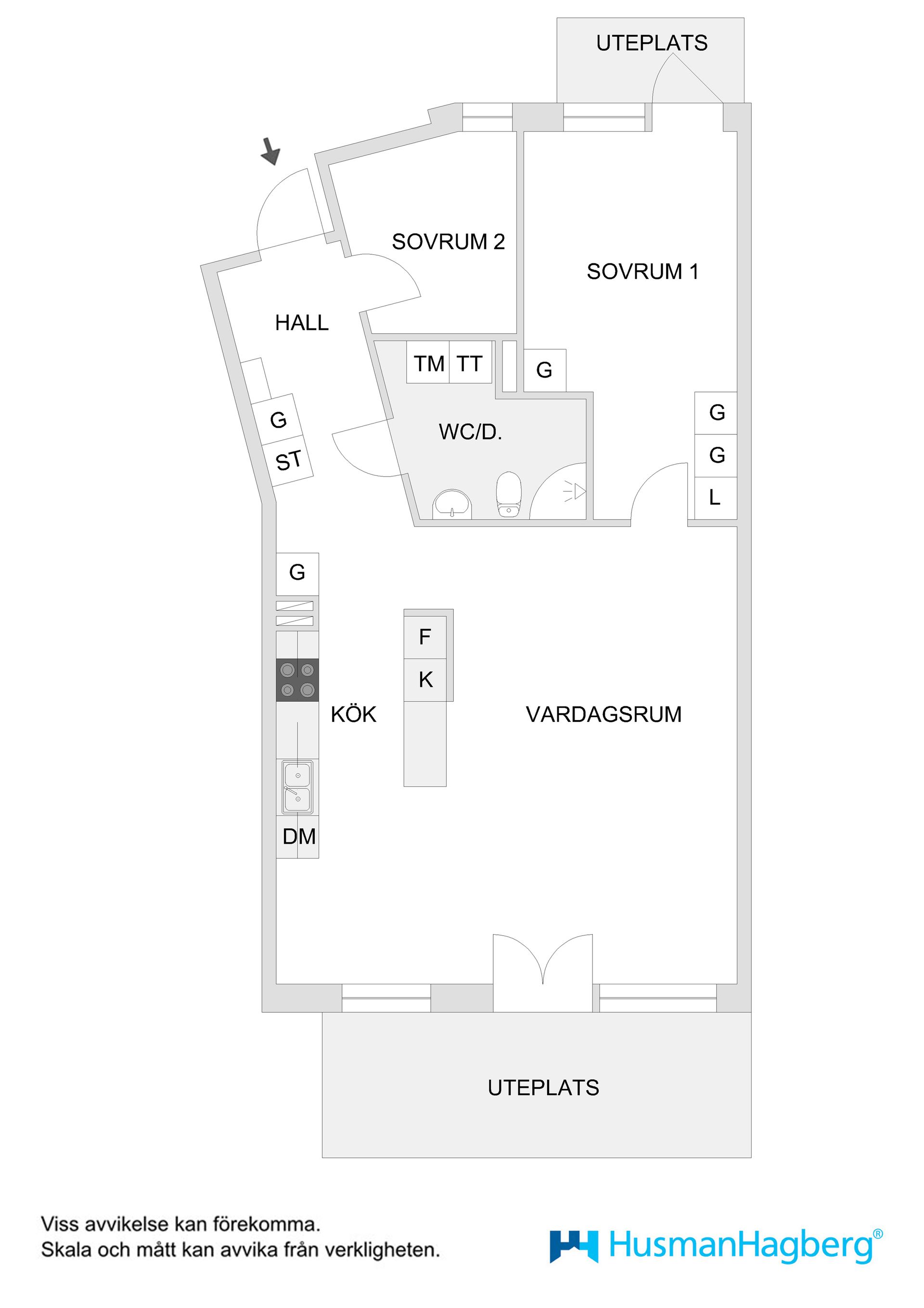 Bostadsrätt, Tjärhovsgatan 19B, Teg, Umeå