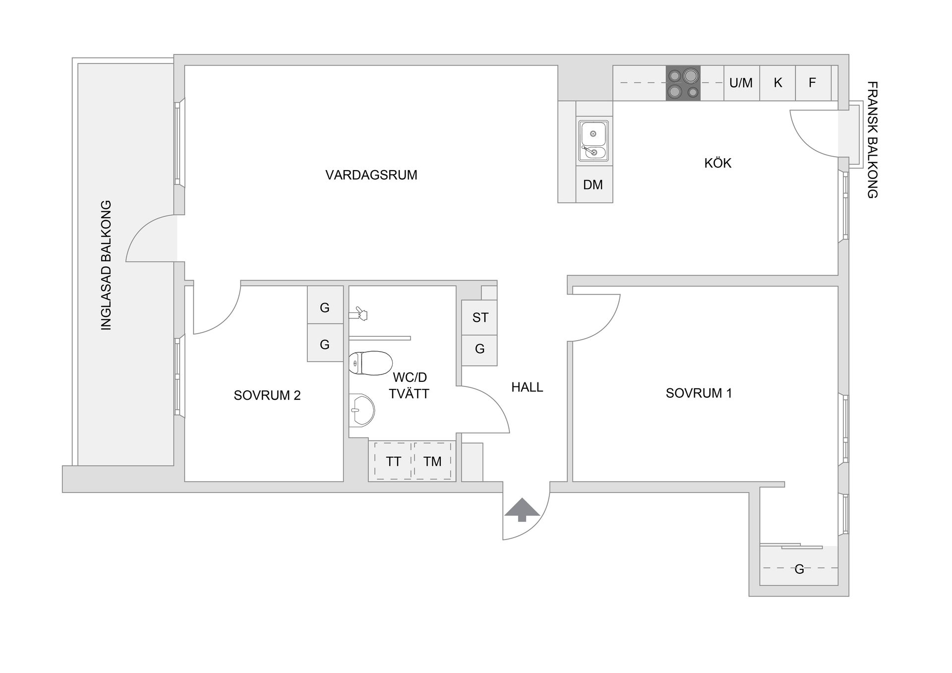 Bostadsrätt, Frihetsvägen 2C, Jakobsberg - Söderdalen, Järfälla