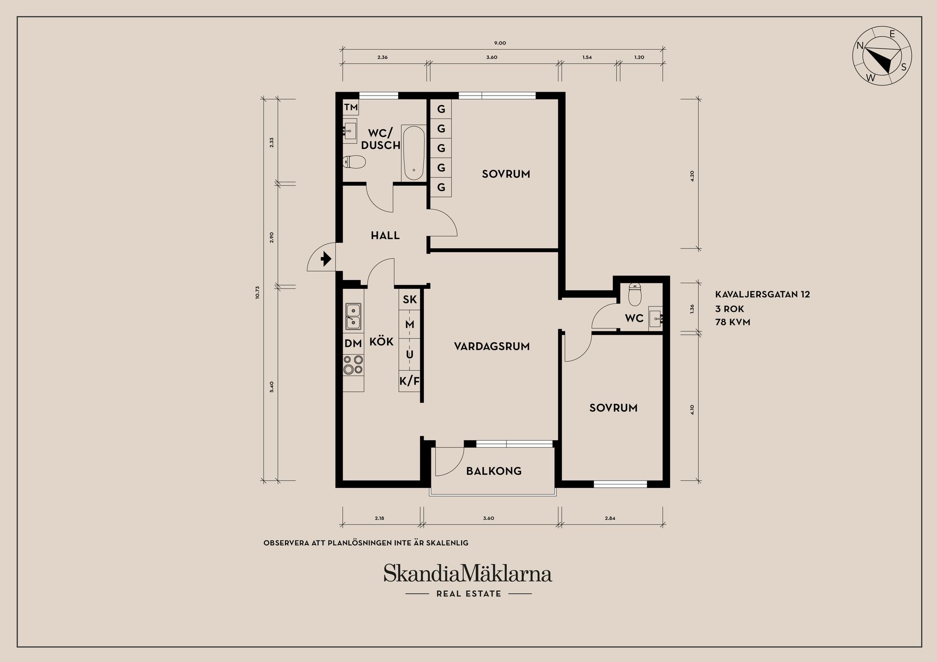Bostadsrätt, Kavaljersgatan 12, Backa / Hisings Backa, Göteborg