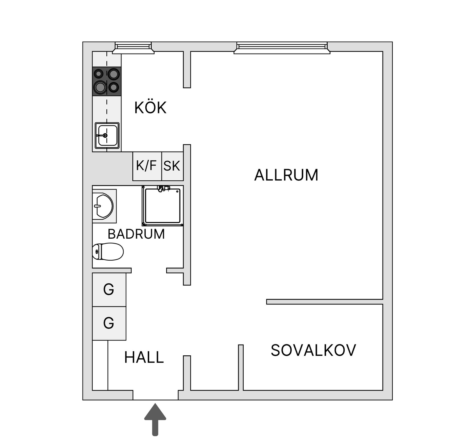 Bostadsrätt, Edinsvägen 3, Ektorp, Nacka