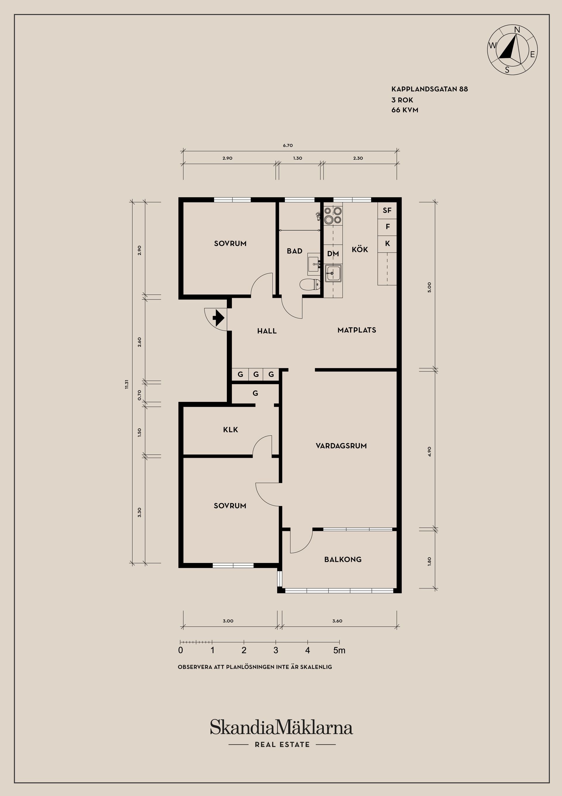 Bostadsrätt, Kapplandsgatan 88, Göteborg