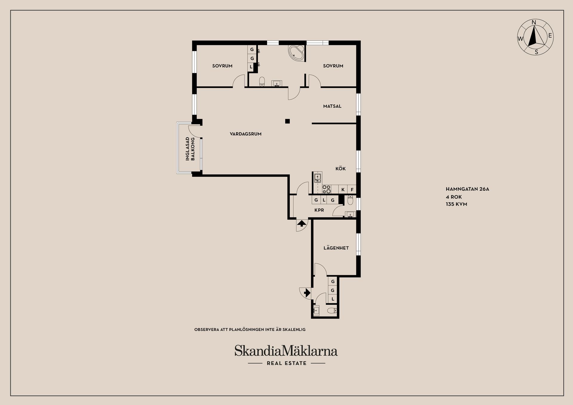Bostadsrätt, Hamngatan 26A, Karlstad