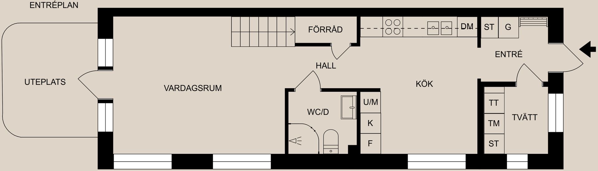 Bostadsrätt, Rodgagatan 1, Centralt, Norrköping